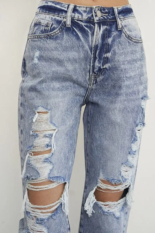 SLIM BOYFRIEND JEANS