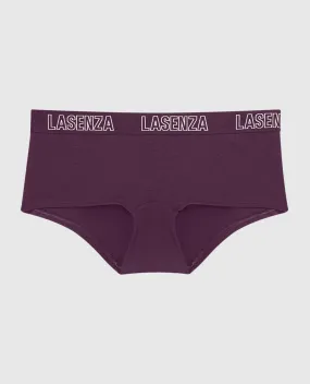 Smooth Boyshort Panty with Logo Band