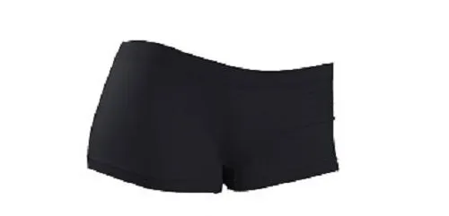 Smooth Seamless Boyshorts - Black LOVE