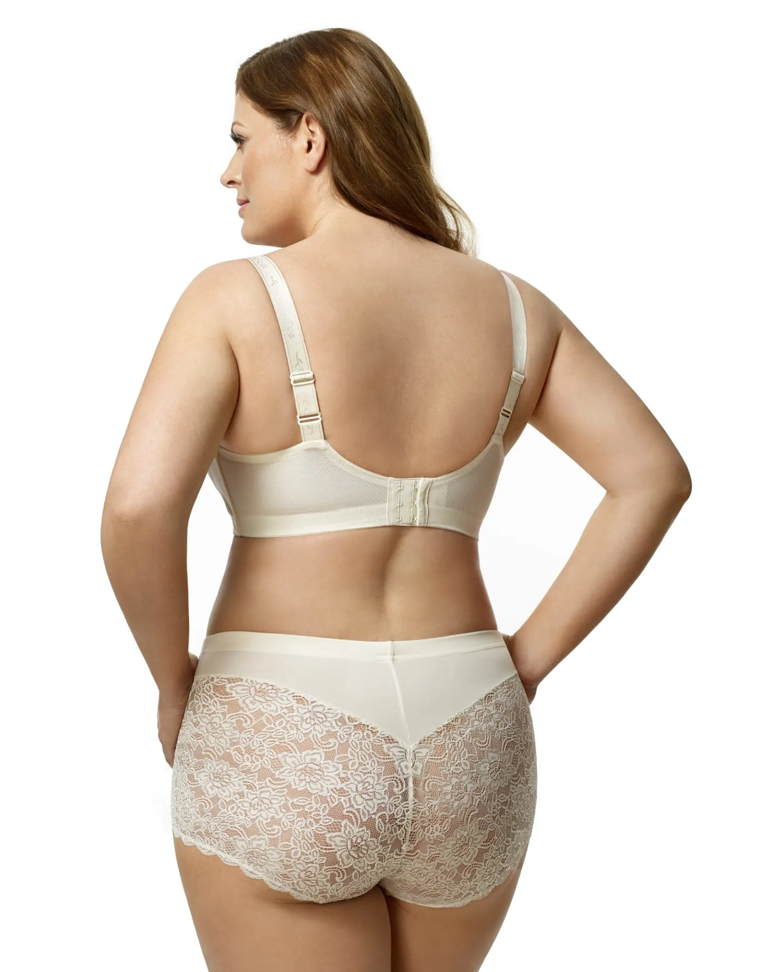 Stretch Lace Cheeky Panty | Ivory