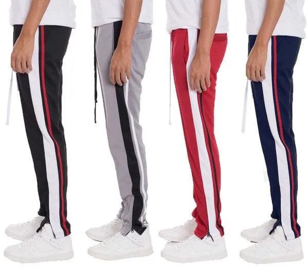 Tapered Mens Track Jogger Pants