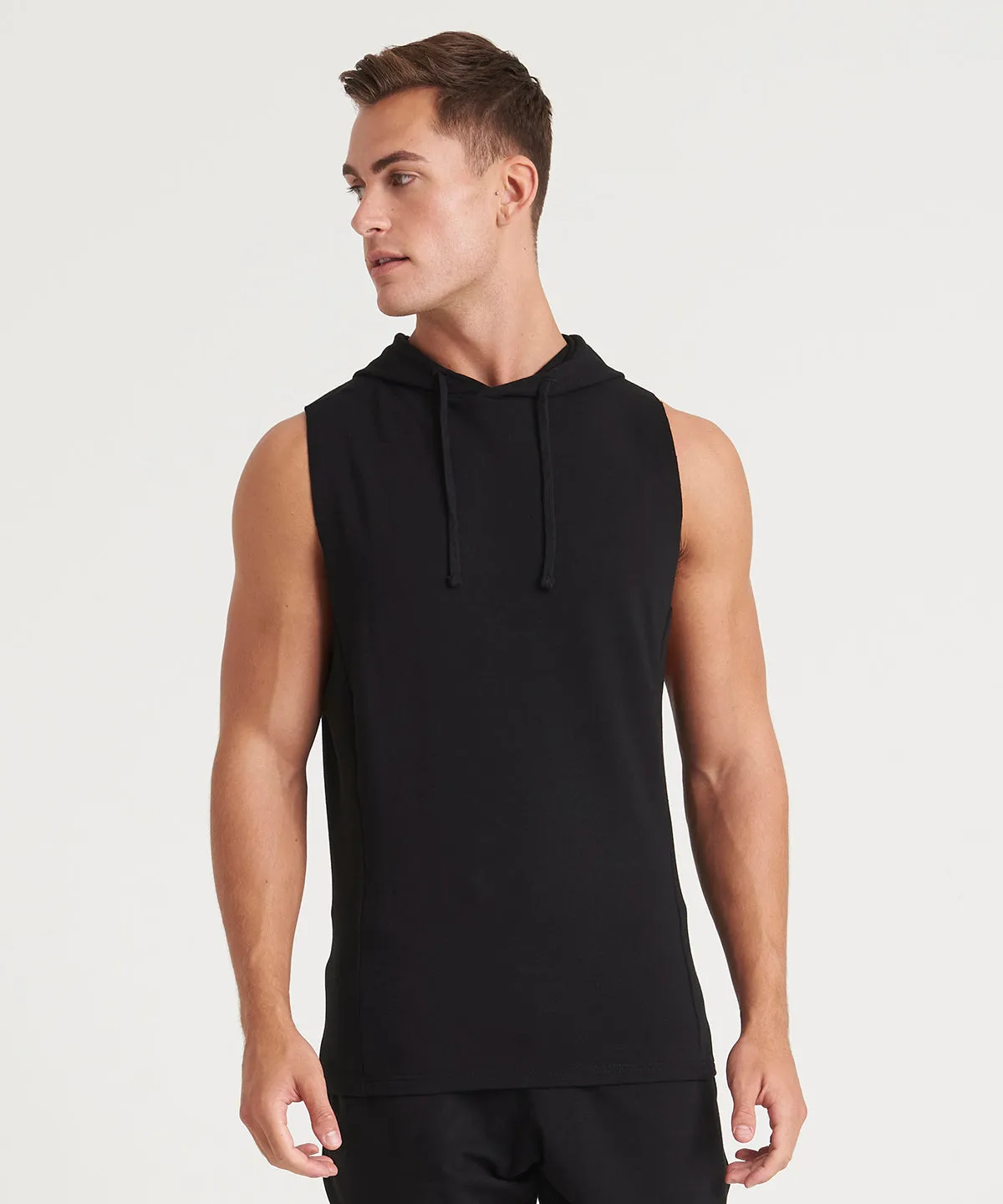 Urban sleeveless muscle hoodie | Sports Grey