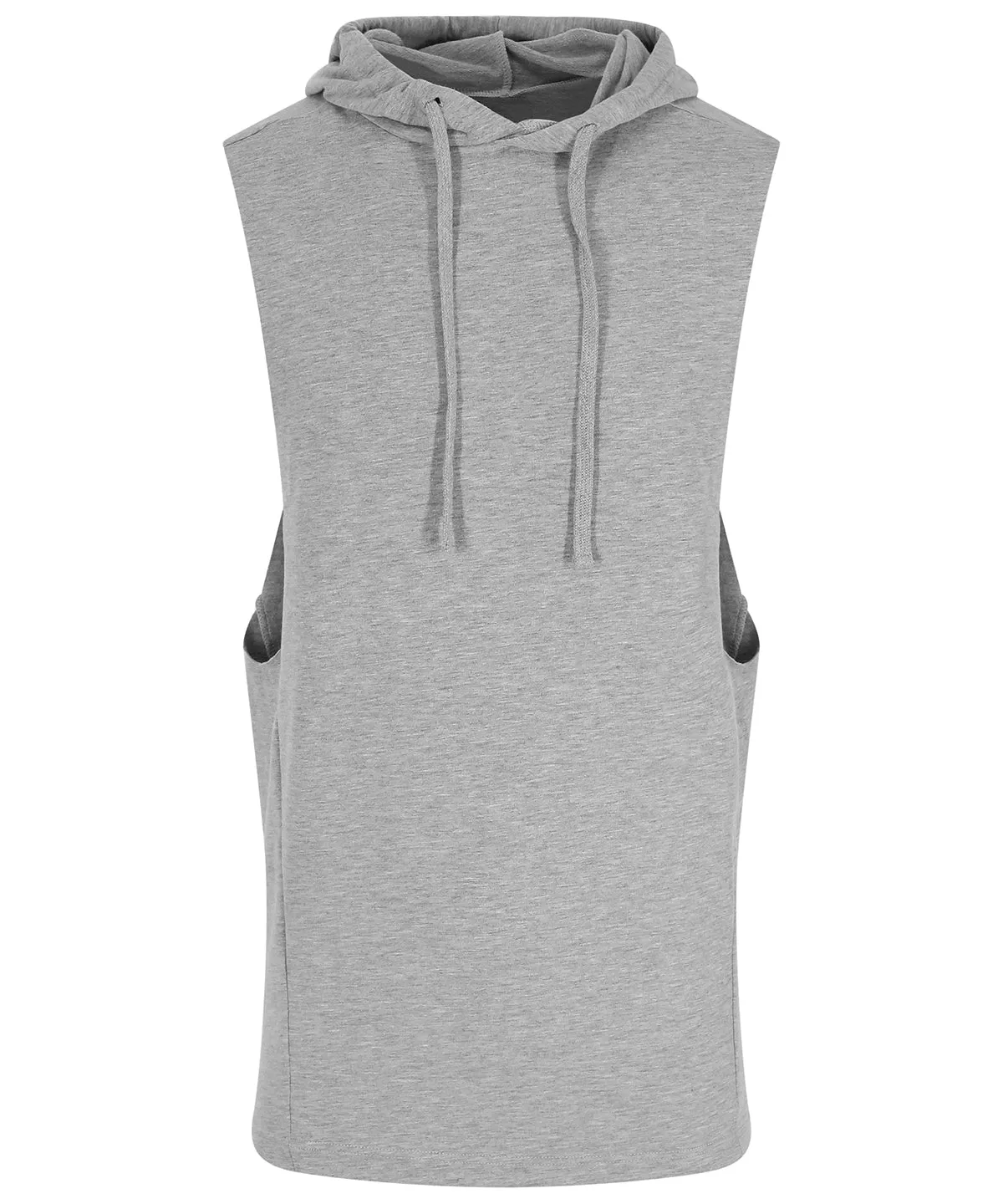 Urban sleeveless muscle hoodie | Sports Grey