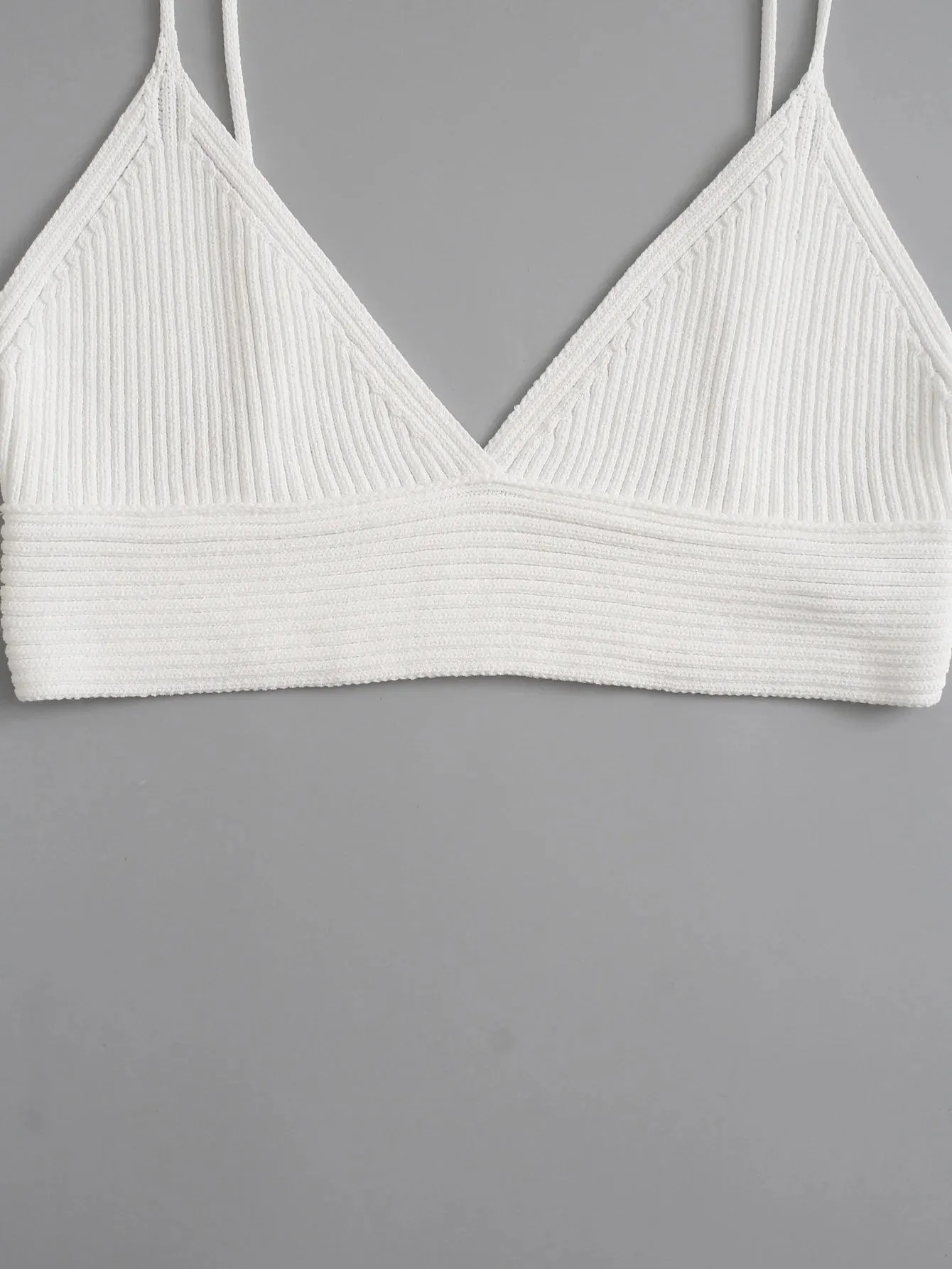 Wjczt Fashion Women White Knitted Crop Top Sexy Bra Summer Camis Vintage Backless Strap Female Chic Tank Tops