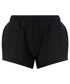 Womens cool jog shorts | Jet Black