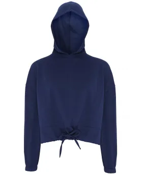 Womens TriDri® cropped oversize hoodie | Navy