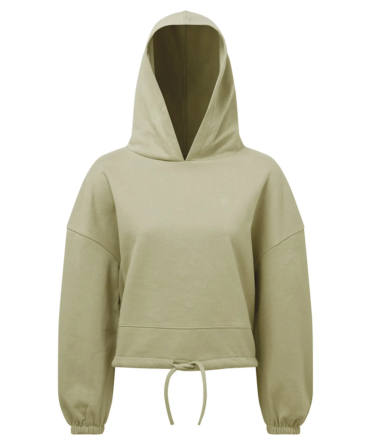 Womens TriDri® cropped oversize hoodie | Sage Green