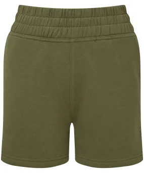 Womens TriDri® jogger shorts | Olive