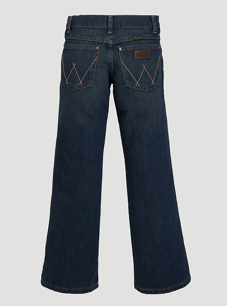 WRANGLER BOYS RETRO BOOTCUT JEAN (8-20) IN NIGHT SKY STYLE BRT20NS