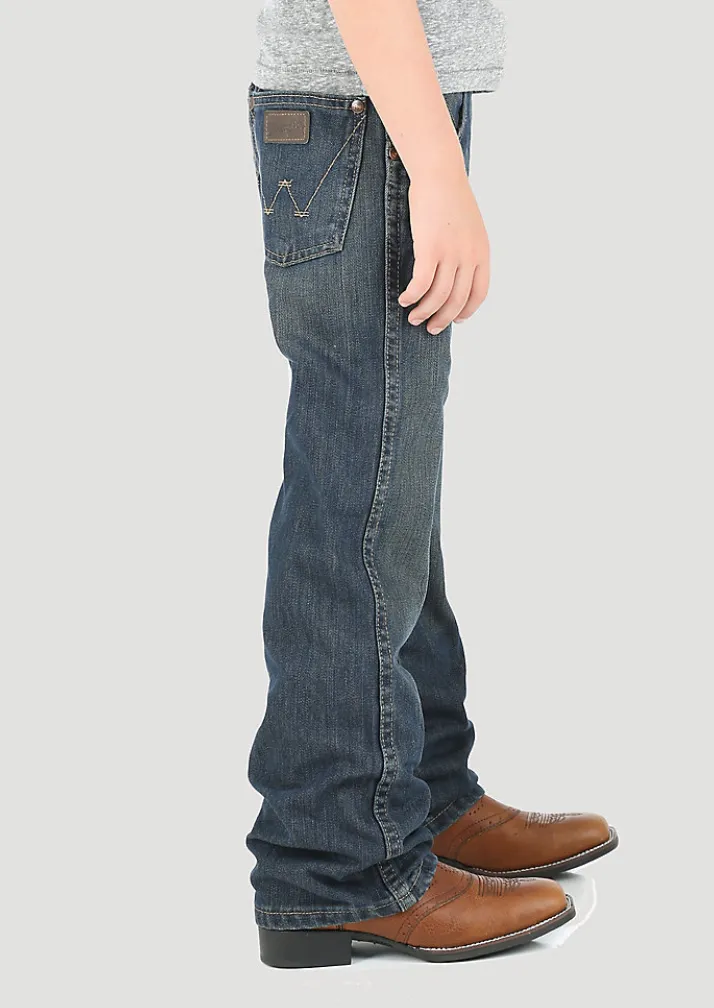 WRANGLER BOYS RETRO BOOTCUT JEAN (8-20) IN NIGHT SKY STYLE BRT20NS