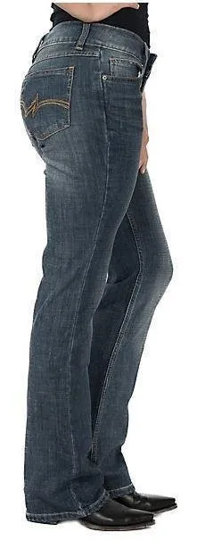 WRANGLER WOMENS BOOTCUT JEAN IN AH WASH STYLE 09MWZAH